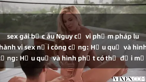 sex gái bắc âu Nguy cơ vi phạm pháp luật khi thực hiện hành vi sex nơi công cộng: Hậu quả và hình phạt có thể đối mặt